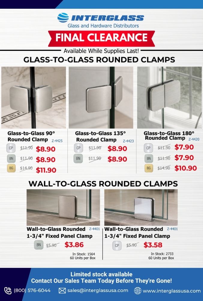 Rounded Clamps Clearance